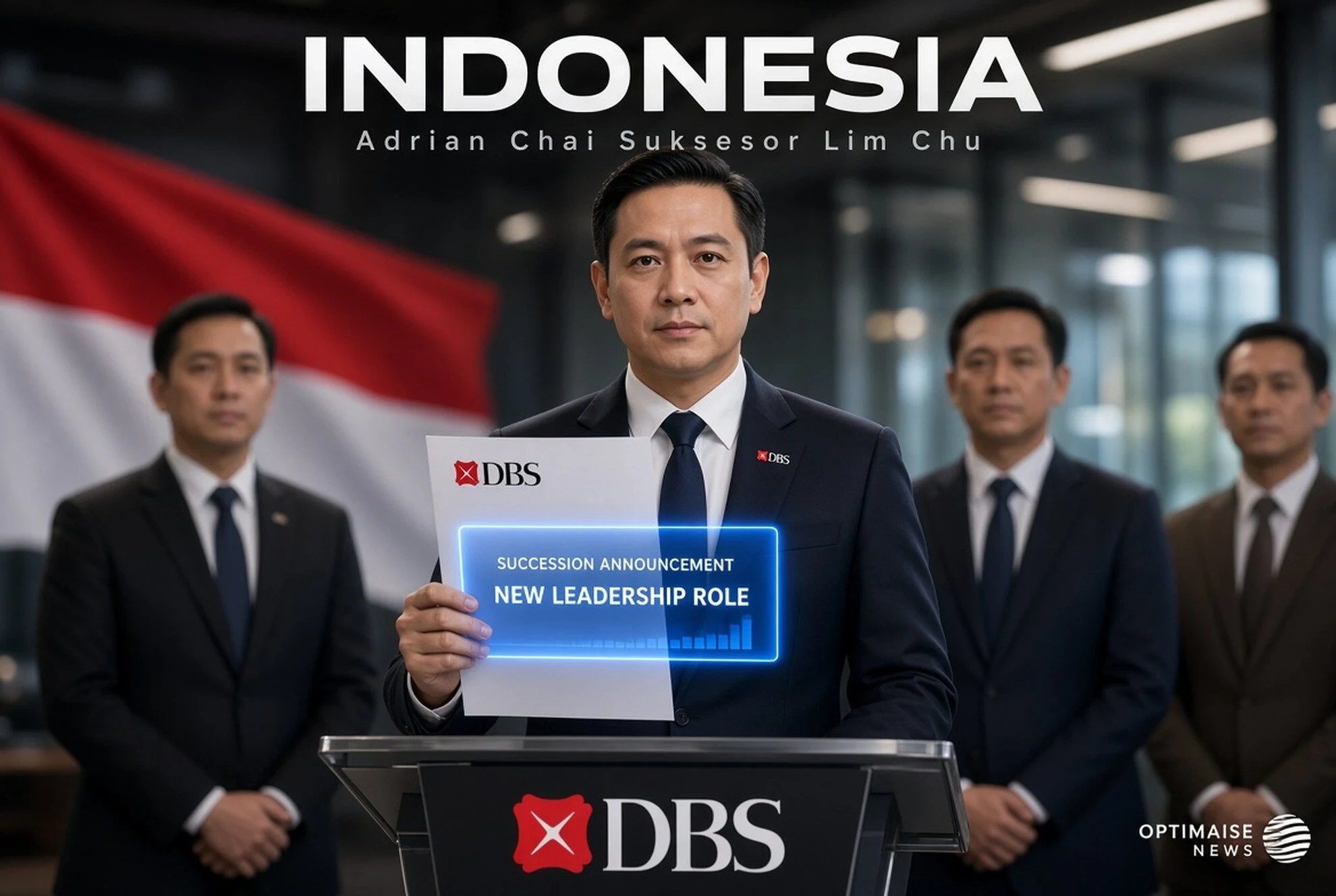Adrian Chai Suksesor Lim Chu Chong, Presiden Direktur DBS Indonesia
