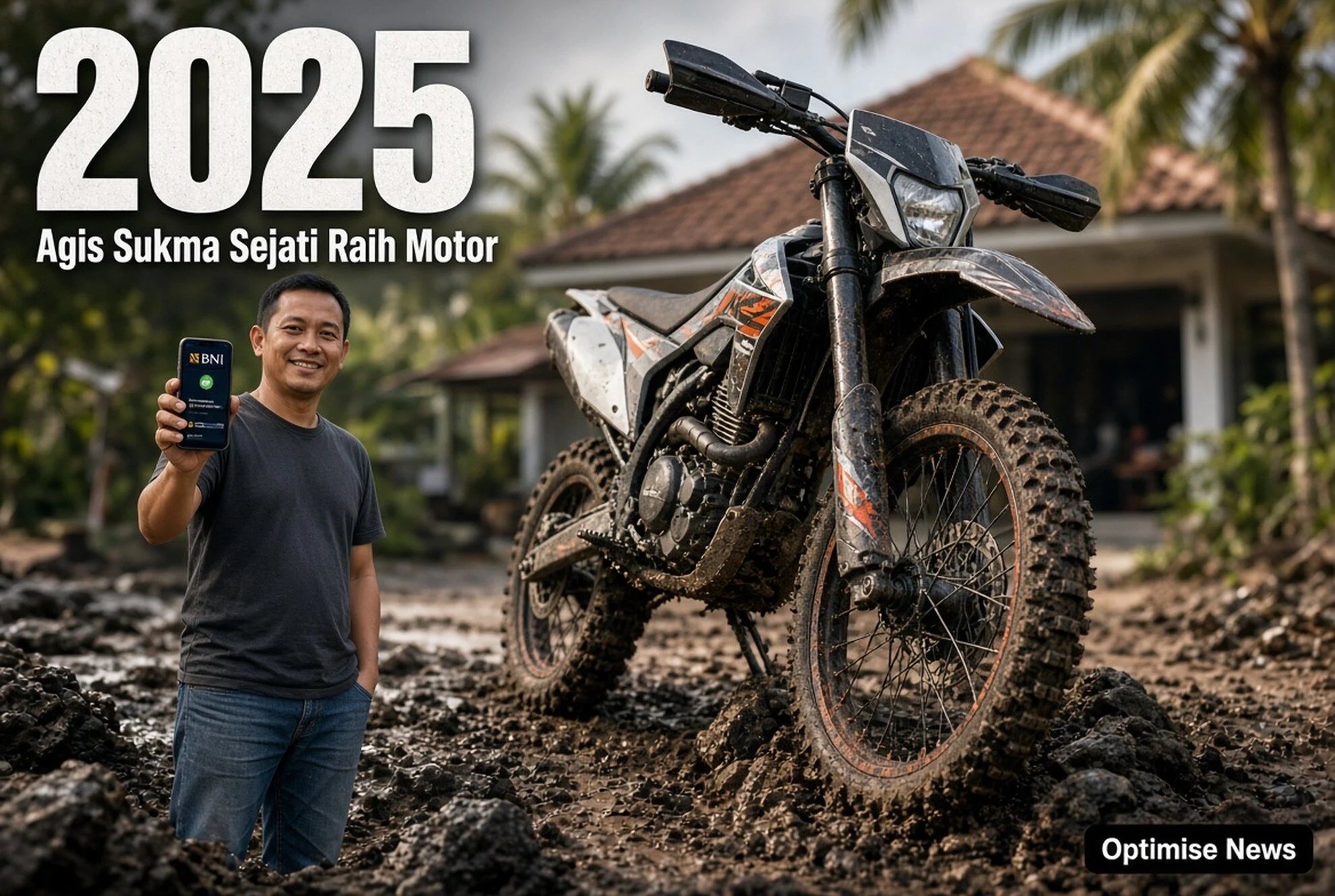 Agis Sukma Sejati Raih Motor Rejeki wondr by BNI 2025