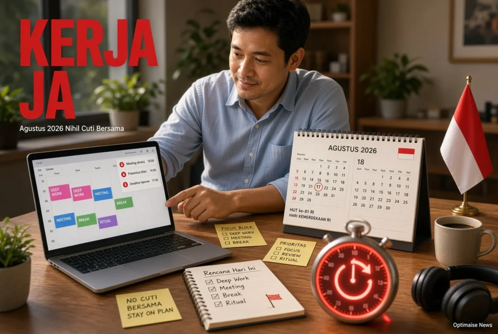 Agustus 2026 Nihil Cuti Bersama, 18 Agustus Tetap Kerja