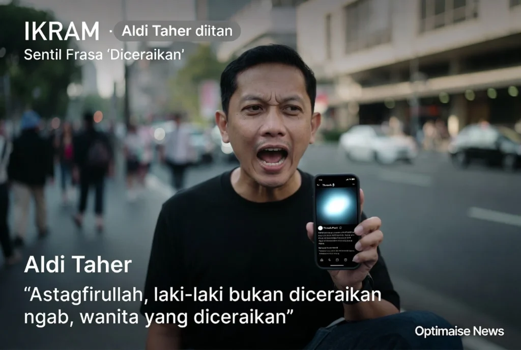 Aldi Taher Sentil Frasa 'Diceraikan' Ikram