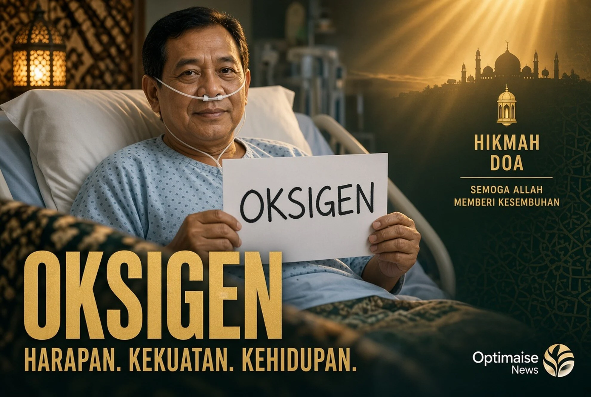 Andika Kangen Band di RS Pakai Oksigen
