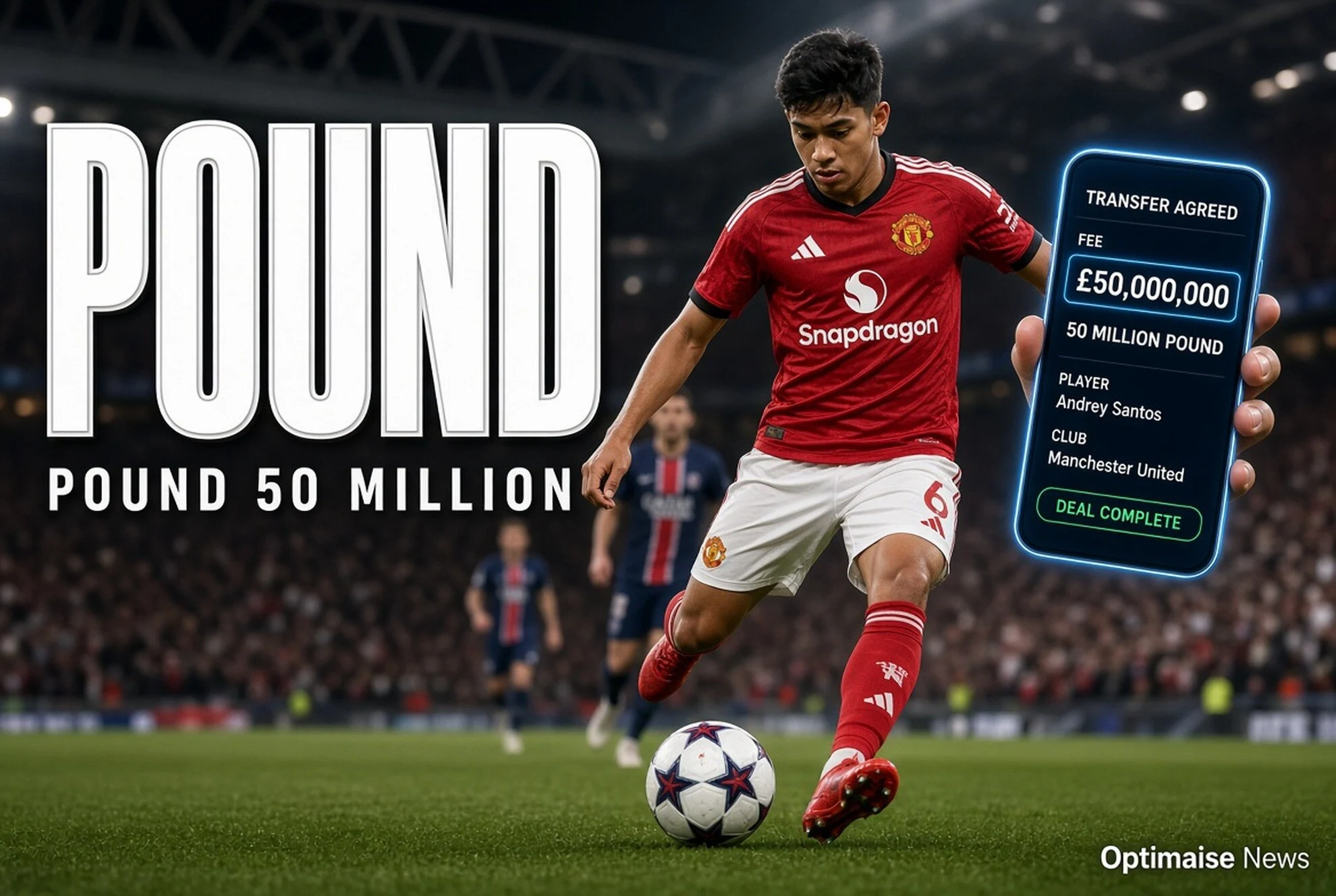 Andrey Santos Pindah ke Manchester United Senilai 50 Juta Pound