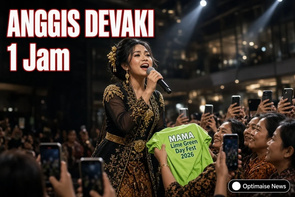 Anggis Devaki 1 Jam Tutup MAMA Fest Surabaya, Mama Bergoyang