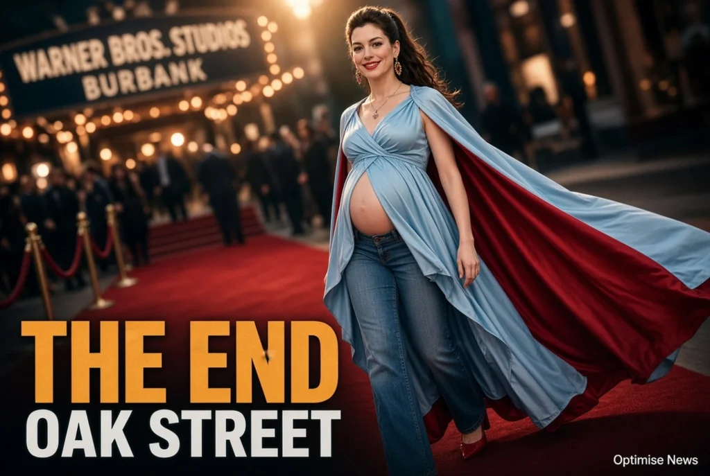 Anne Hathaway Bawa Baby Bump ke Premiere The End of Oak Street