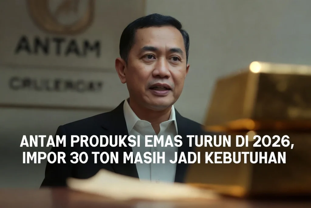Penurunan Volume Penjualan Emas Antam di 1H26