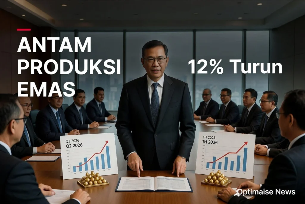Antam Produksi Emas Turun di 2026, Impor 30 Ton Masih Jadi Kebutuhan