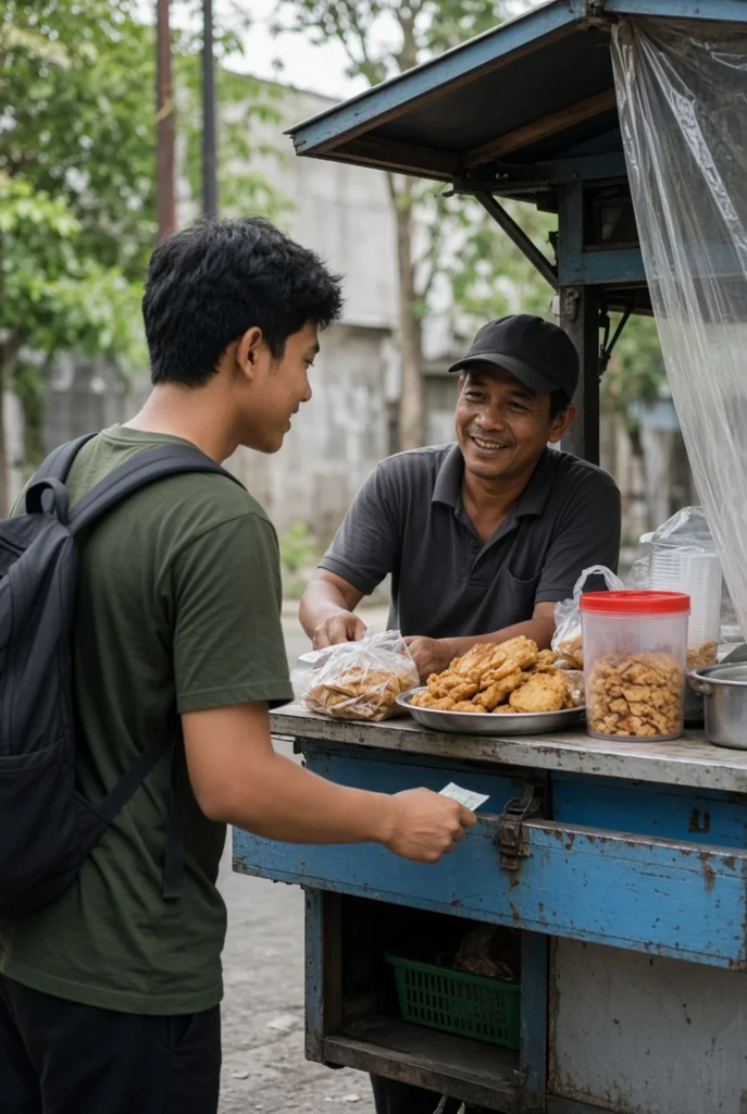 Cara bantu pedagang kaki lima dengan minim