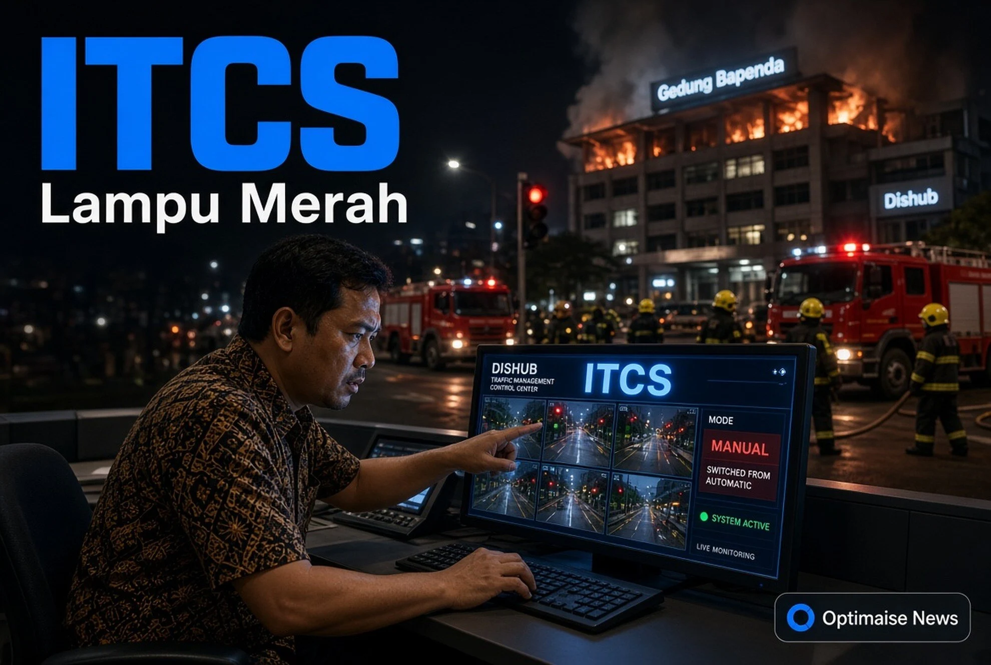 Api Bapenda Padam, Lampu Merah DKI Kini Diatur Manual Usai ITCS