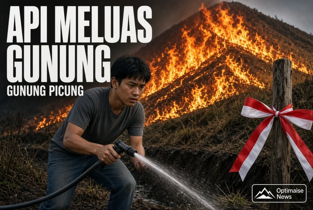 Api Meluas Gunung Picung Cianjur