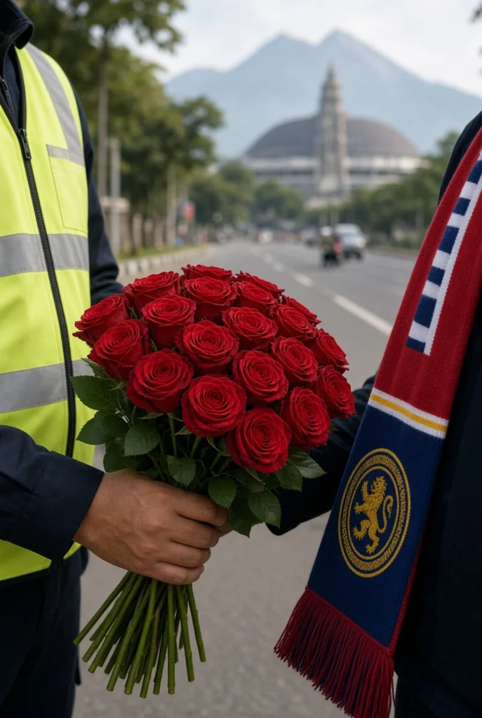 Kolaborasi Polresta Malang Kota dan Relawan