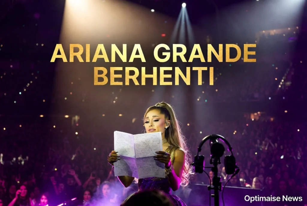Ariana Grande Berhenti Konser di Chicago Jelaskan Hiatus