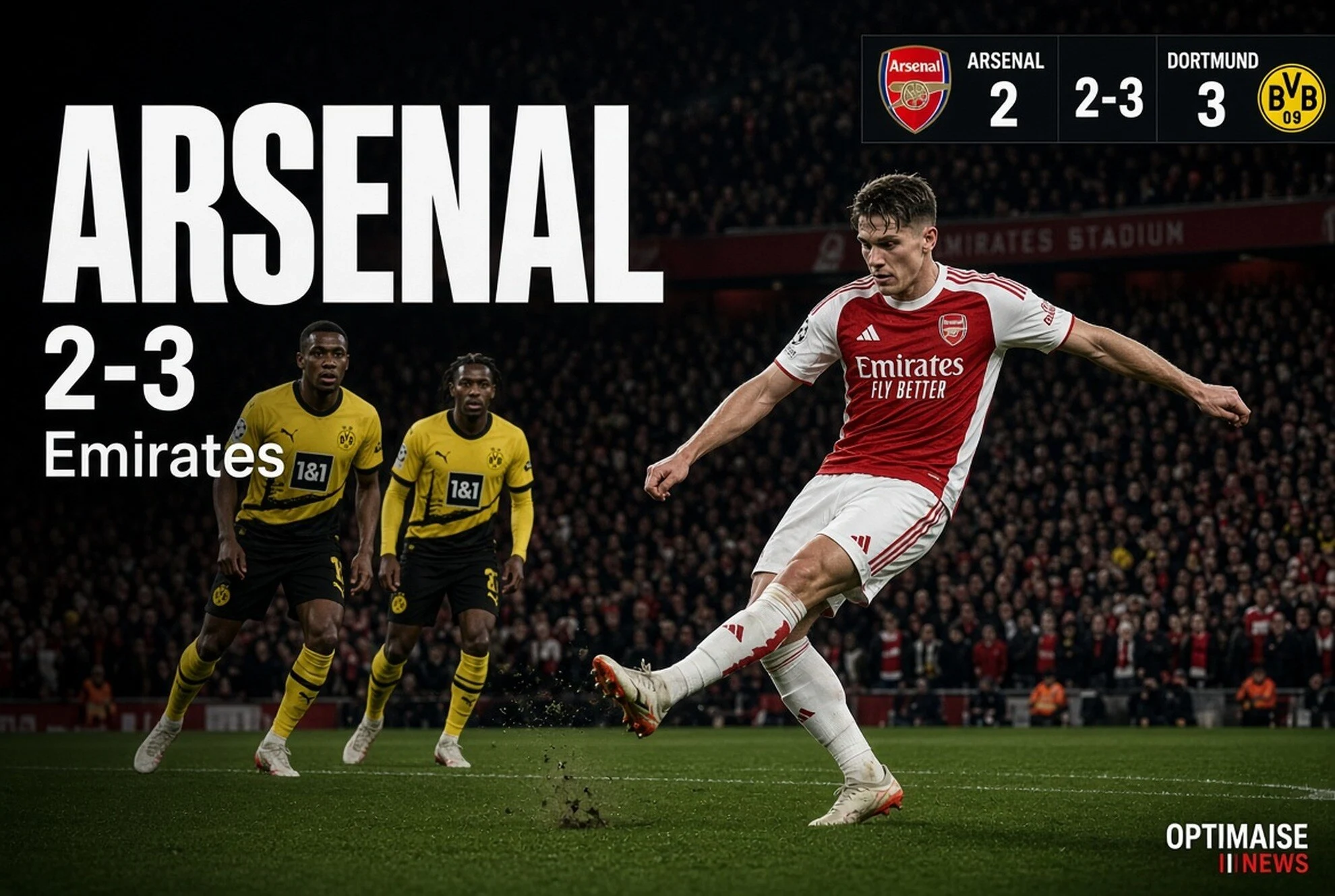 Arsenal vs Dortmund 2-3: Menang Adu Penalti 5-4 di Emirates