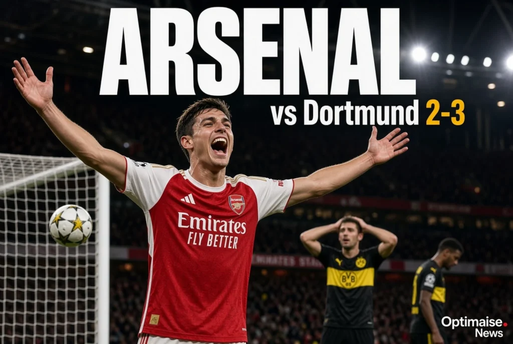 Arsenal vs Dortmund 2-3 di Emirates, Penalti 5-4 Digondol Meslier 2-3