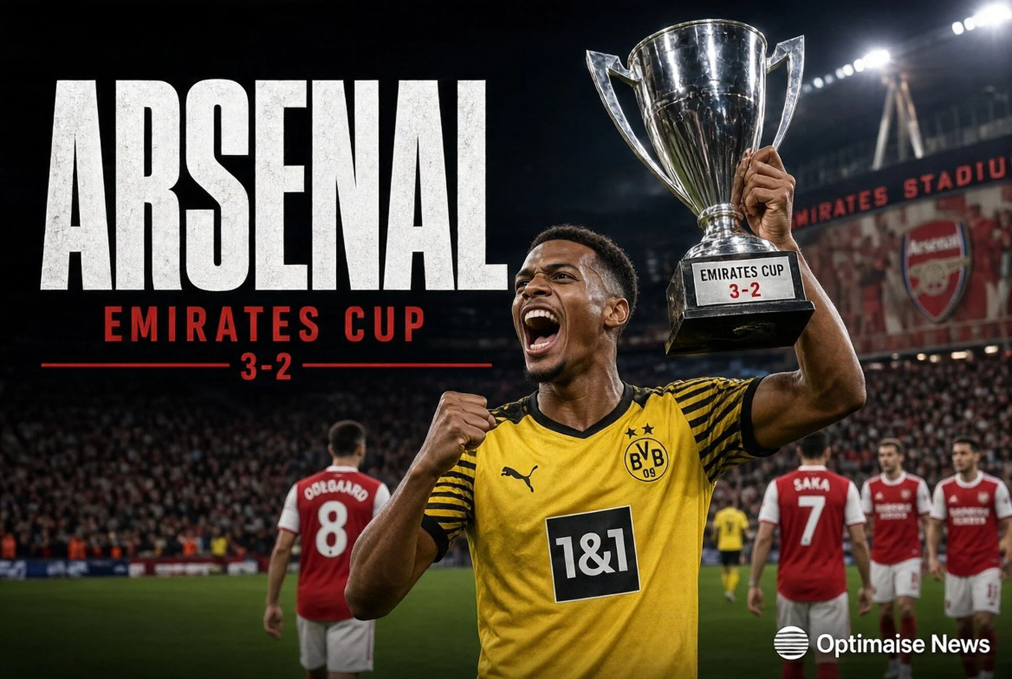 Arsenal vs Dortmund Kalah 2-3 tapi Menang Adu Penalti 5-4