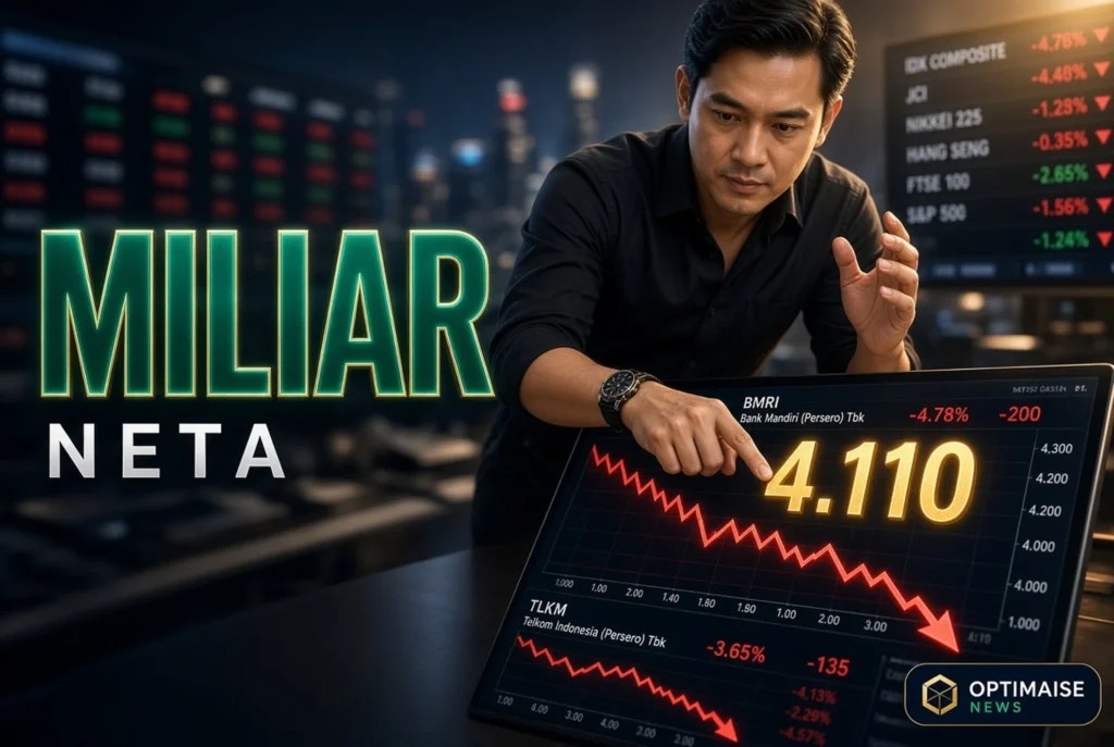 Asing Lepas BMRI & Tapi Net Buy Rp184 Miliar