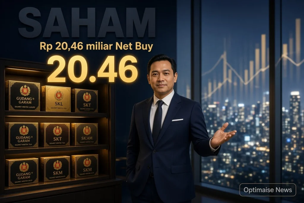 Asing Net Buy Saham Gudang Garam Rp20,46 Miliar Meski Rp20,46 Miliar