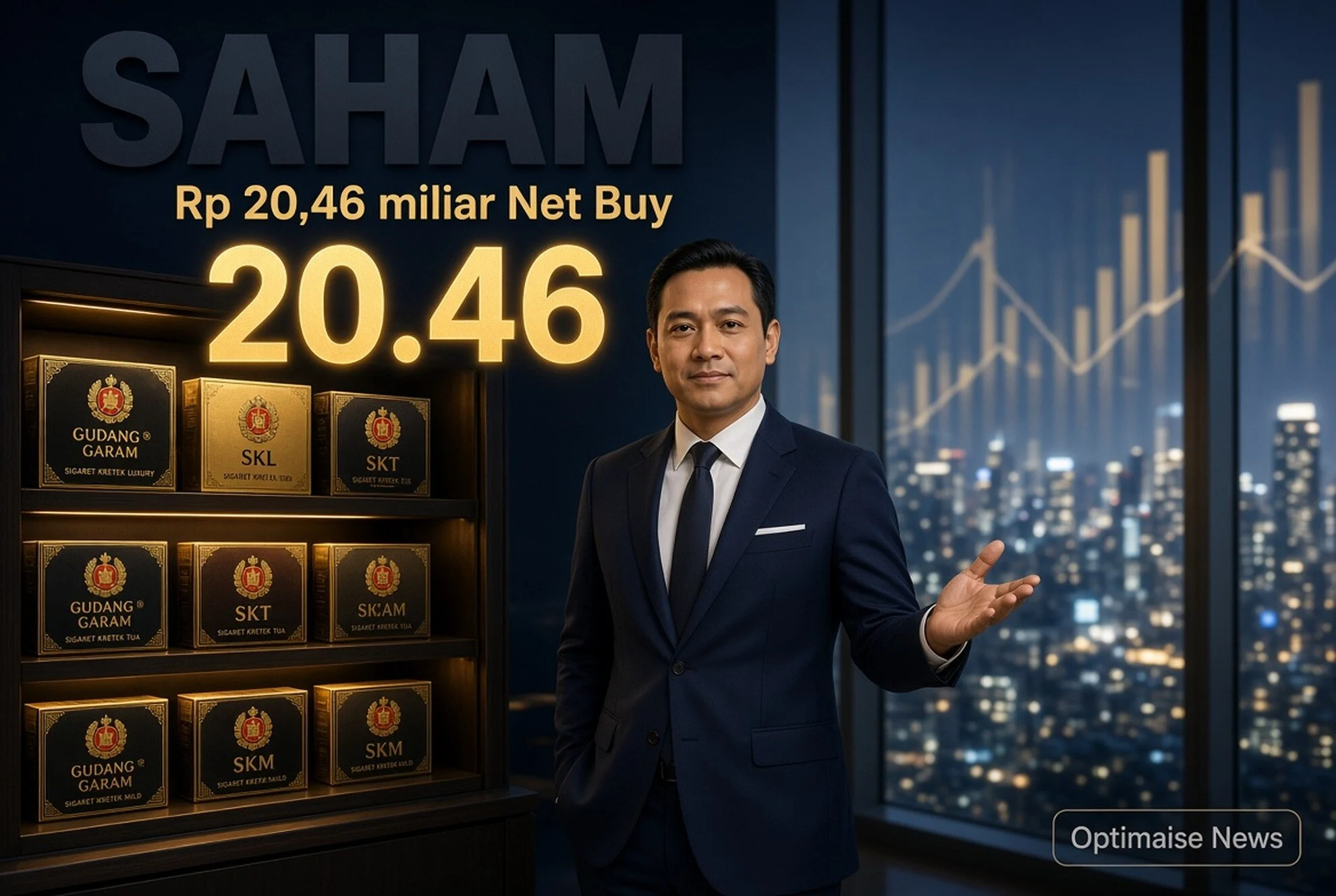 Asing Net Buy Saham Gudang Garam Rp20,46 Miliar Meski Rp20,46 Miliar