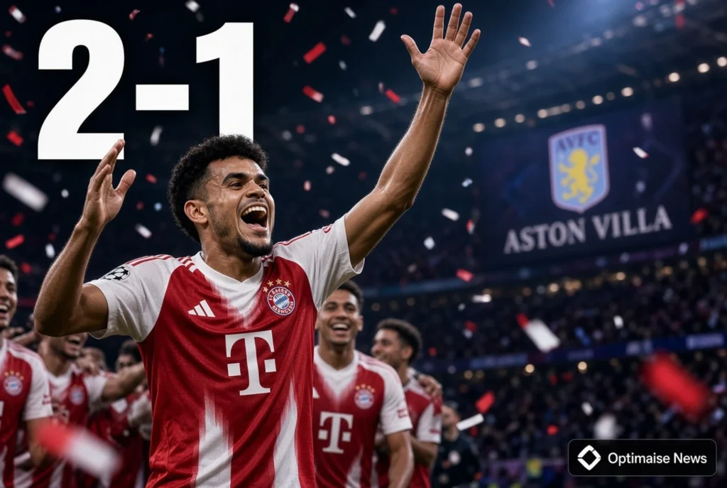 Aston Villa vs Bayern 2-1: Diaz Cadangan Kunci Menang Hong Kong