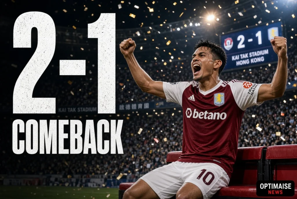 Aston Villa vs Bayern 2-1 di Hong Kong: Die Roten Raih Kemenangan