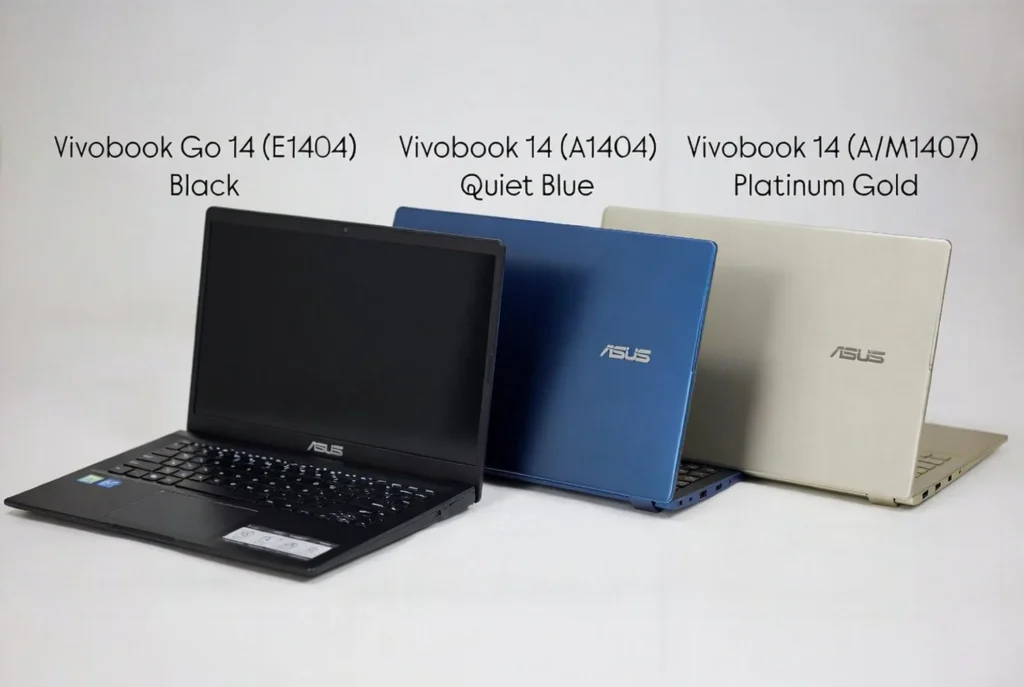 Vivobook 14 A/M1407 sebagai Copilot+ PC