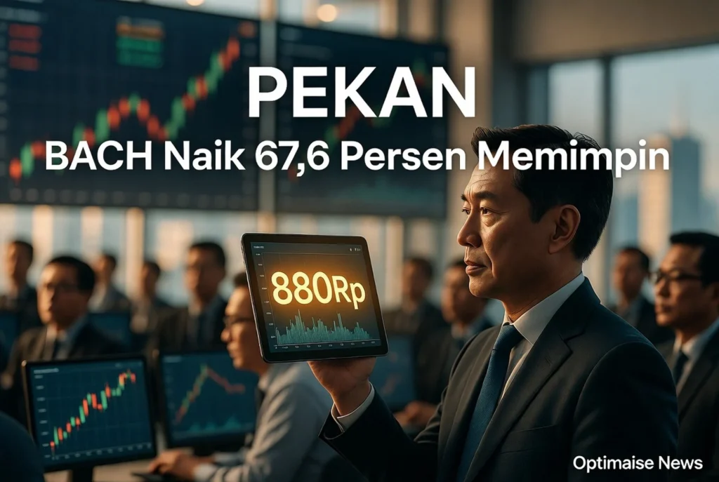 BACH Naik 67,6 Persen Memimpin Top Gainers BEI Pekan