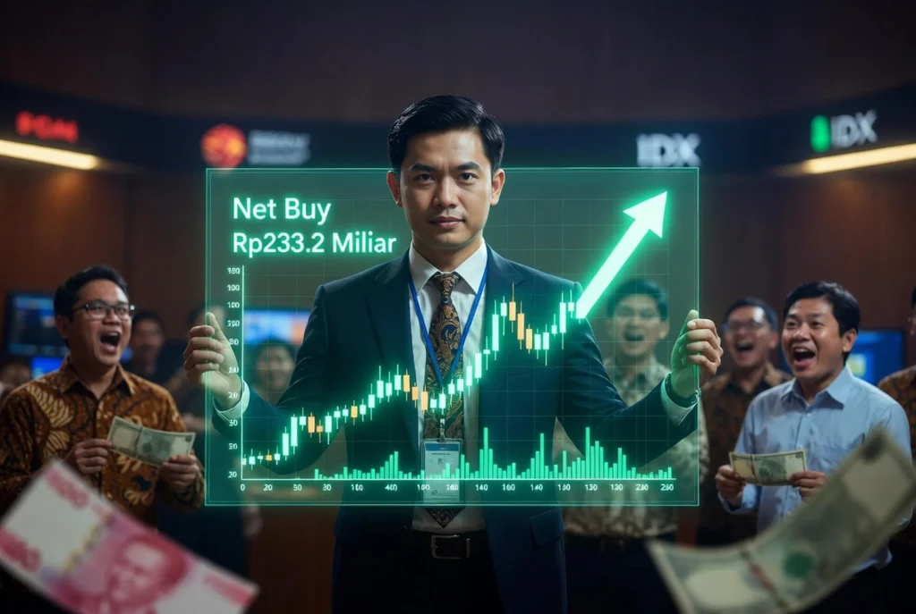 Daftar Lengkap 10 Saham Paling Dibeli Asing