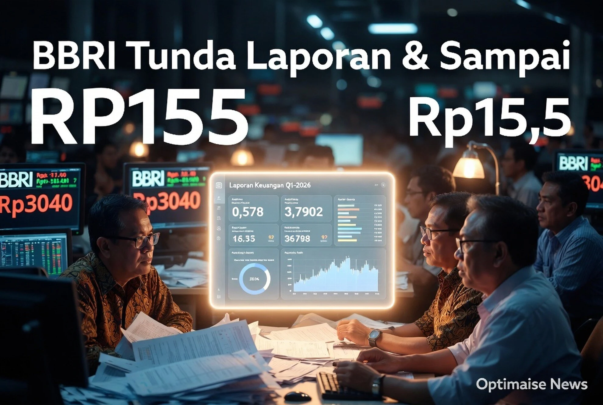 BBRI Tunda Laporan & Sampai Audit Selesai Rp15,5