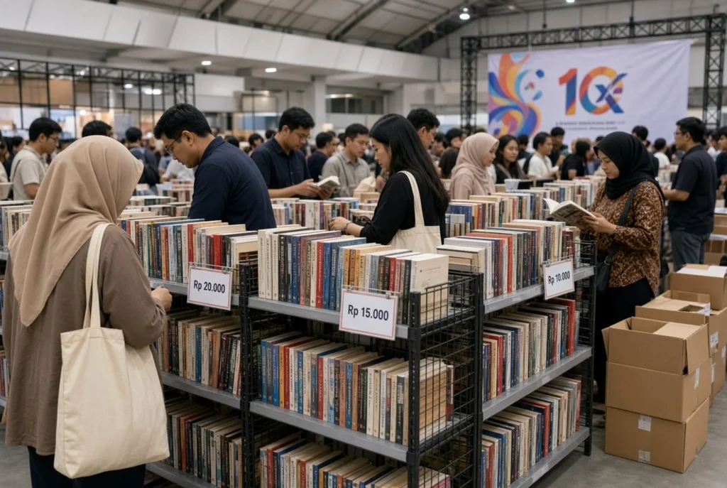 Bazar buku internasional Big Bad Wolf (BBW) Books dan Harga SERBA