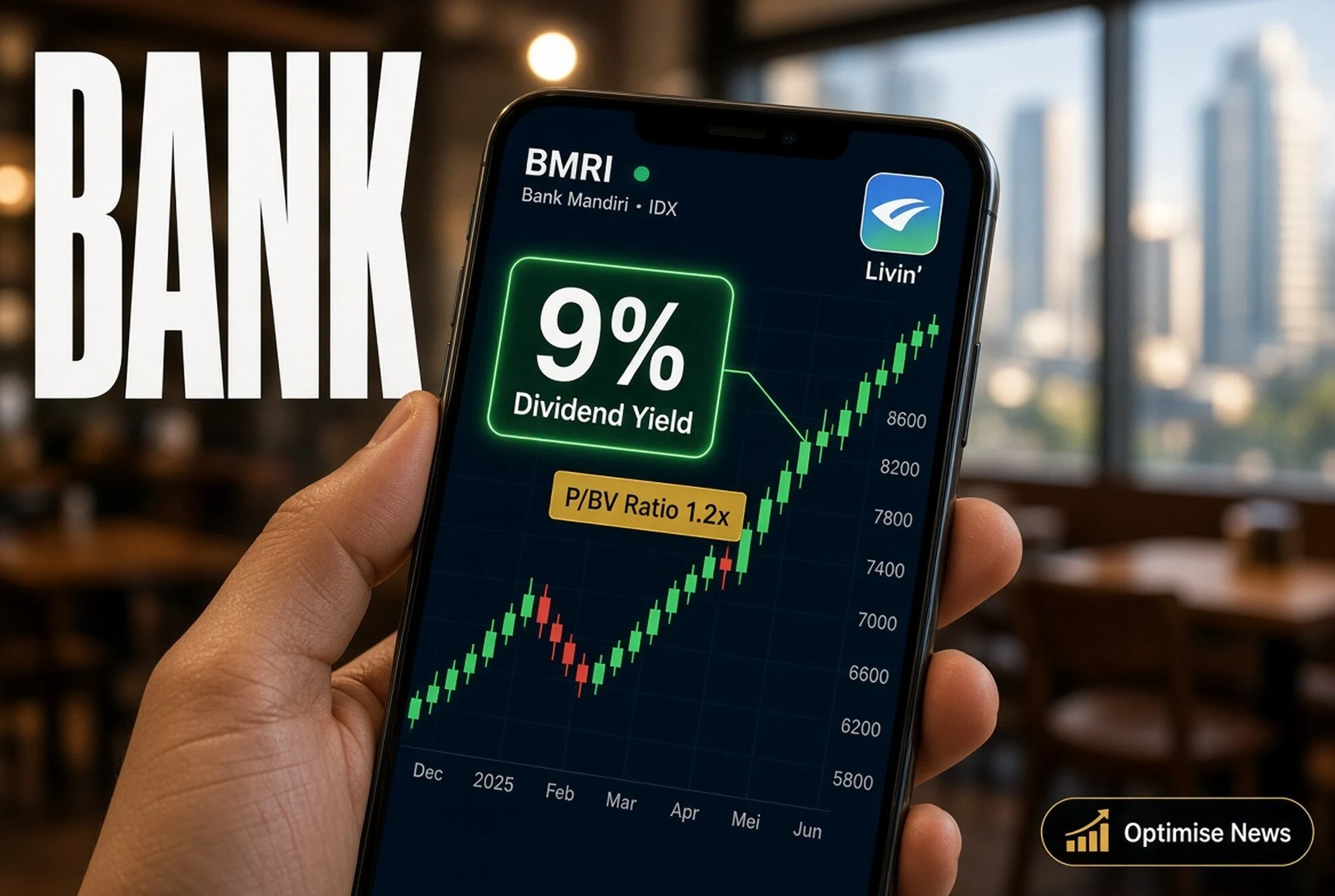 BMRI Unggul di Bank Besar: Dividen 9% & Target Rp5800 di Tengah