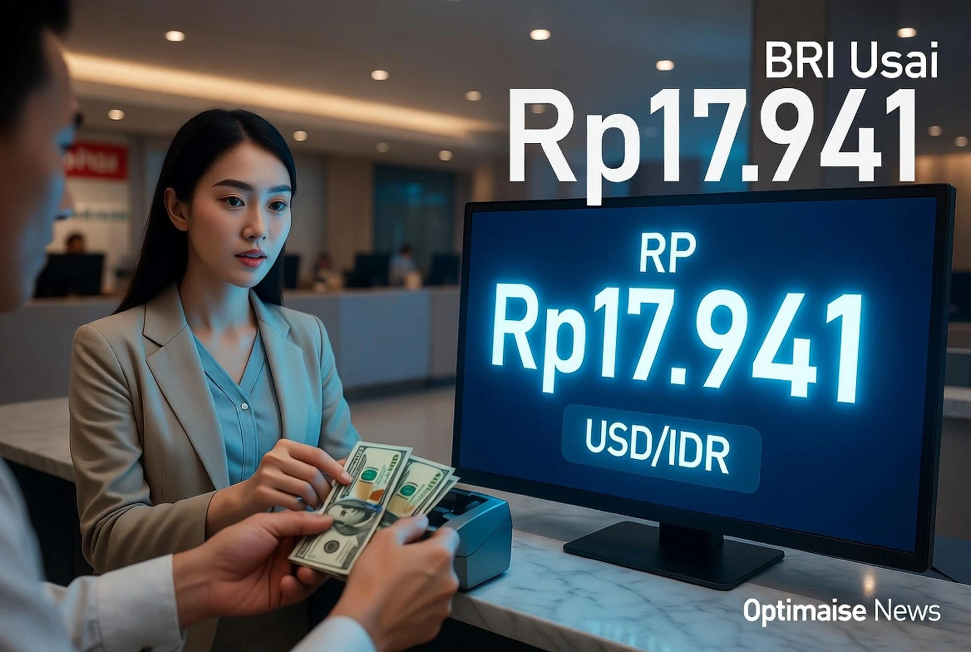 BRI Usai Rupiah ke Rp17.941