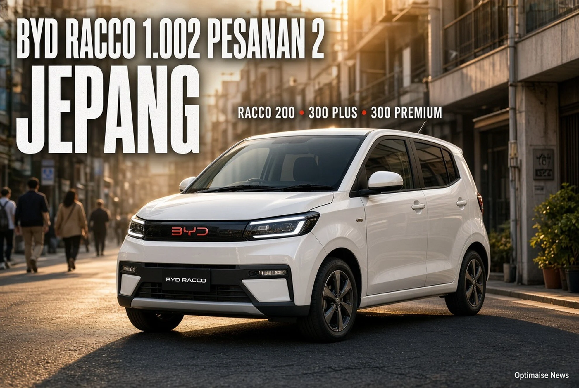 BYD Racco 1.002 Pesanan 2 Minggu di Jepang