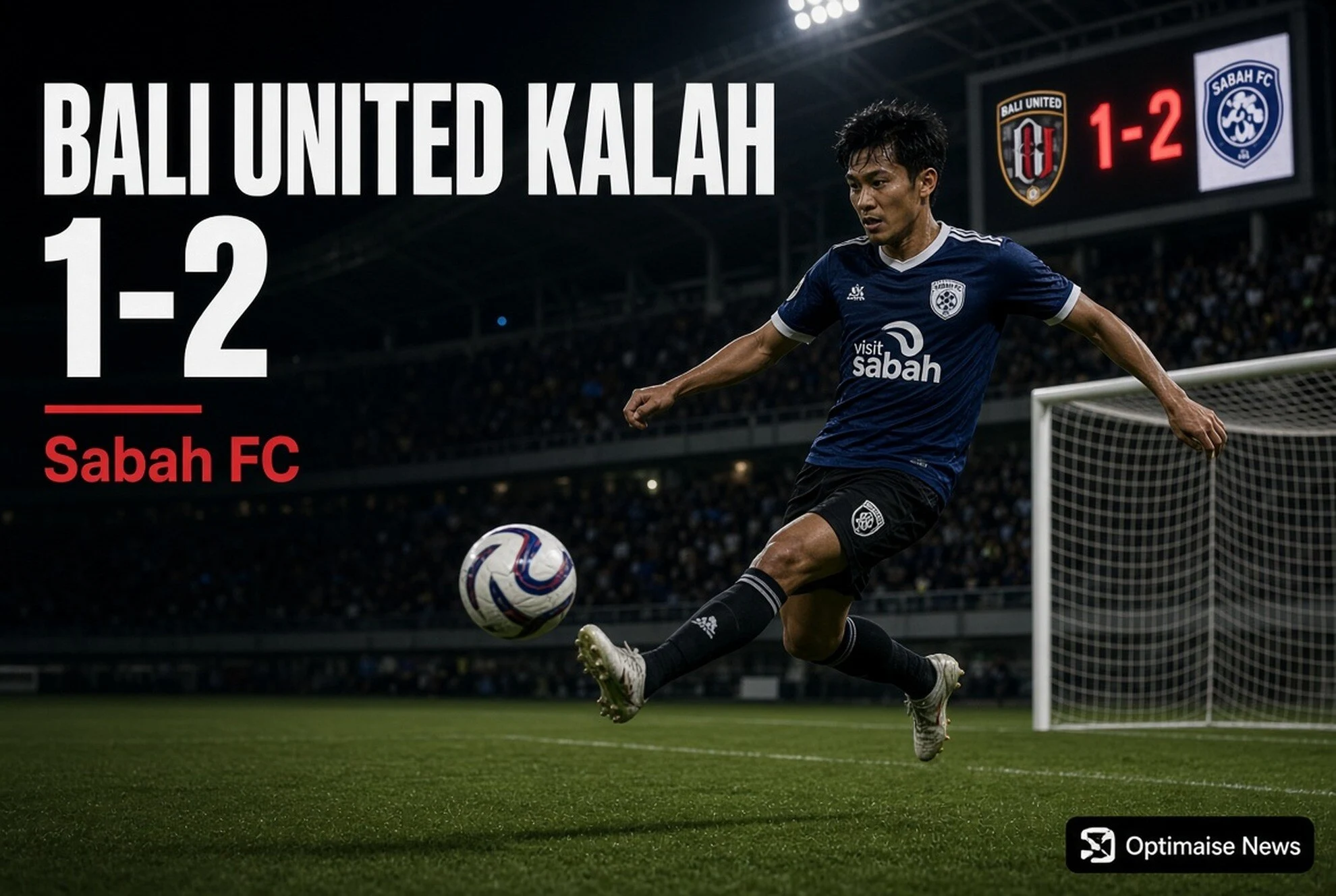 Bali United Kalah 1-2 dari Sabah di Dewata Challenge