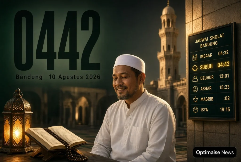 Bandung 10 Agustus 2026: Subuh 04.42
