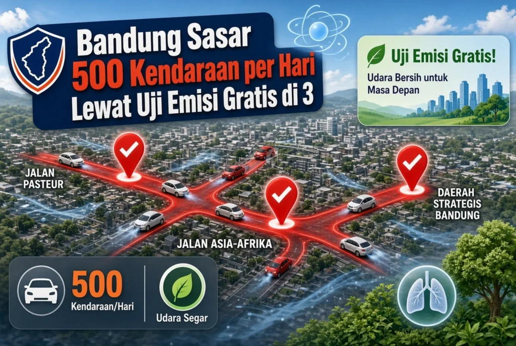 Tiga Lokasi Strategis untuk Pengumpulan Data Emisi