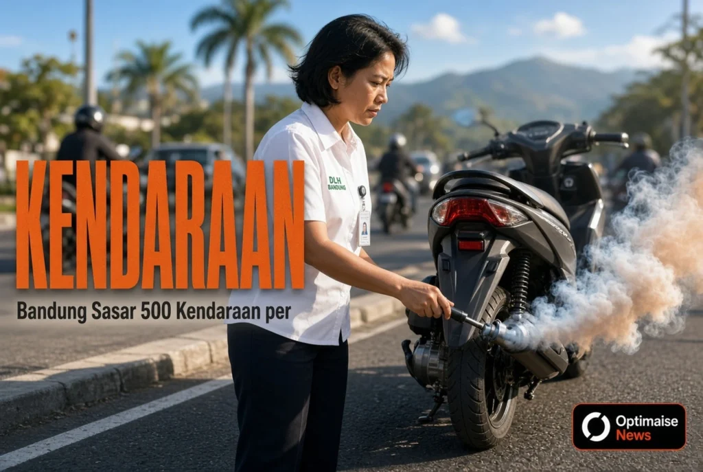 Bandung Sasar 500 Kendaraan per Hari Lewat Uji Emisi Gratis di 3