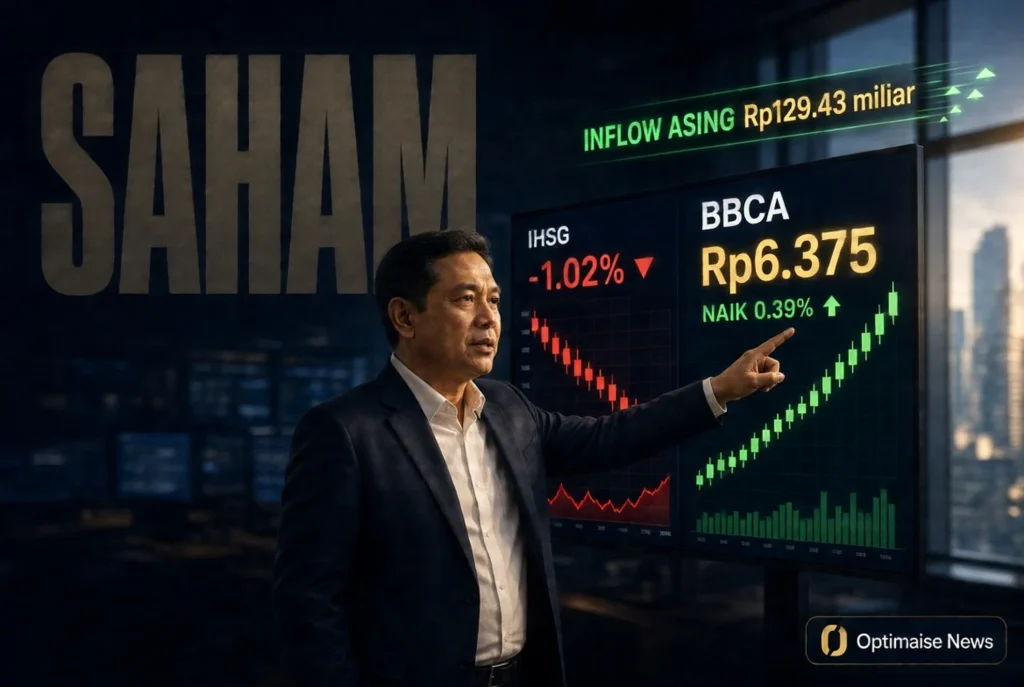 Bank Central Asia Cetak Laba 29,5 T, Saham BBCA Naik Meski IHSG Anjlok