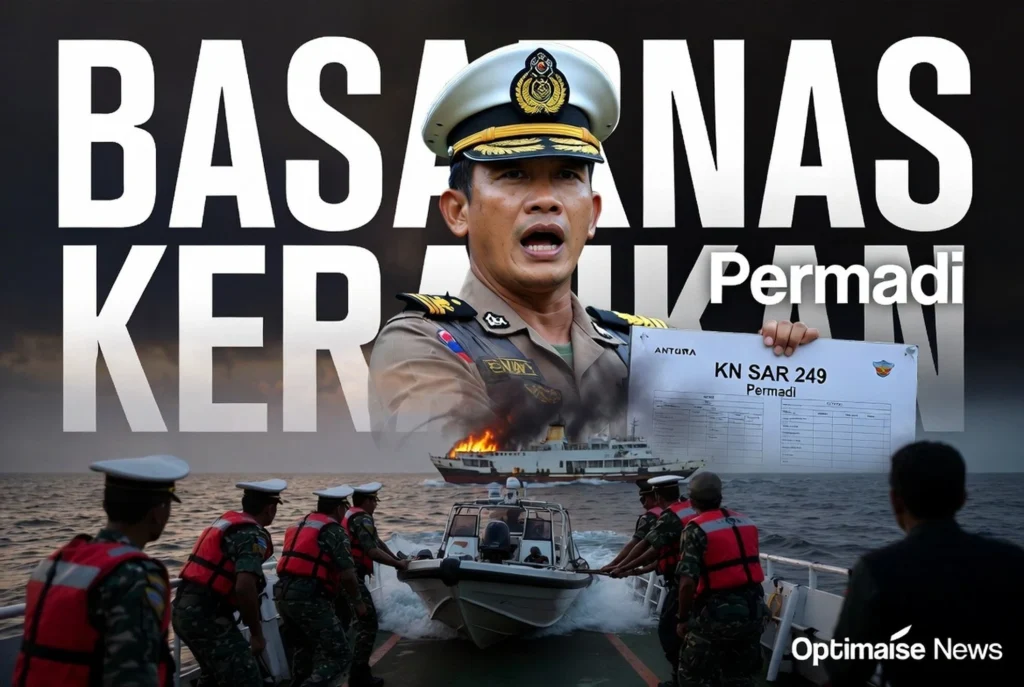 Basarnas Kerahkan KN Permadi Evakuasi 250 Penumpang KMP Mutiara