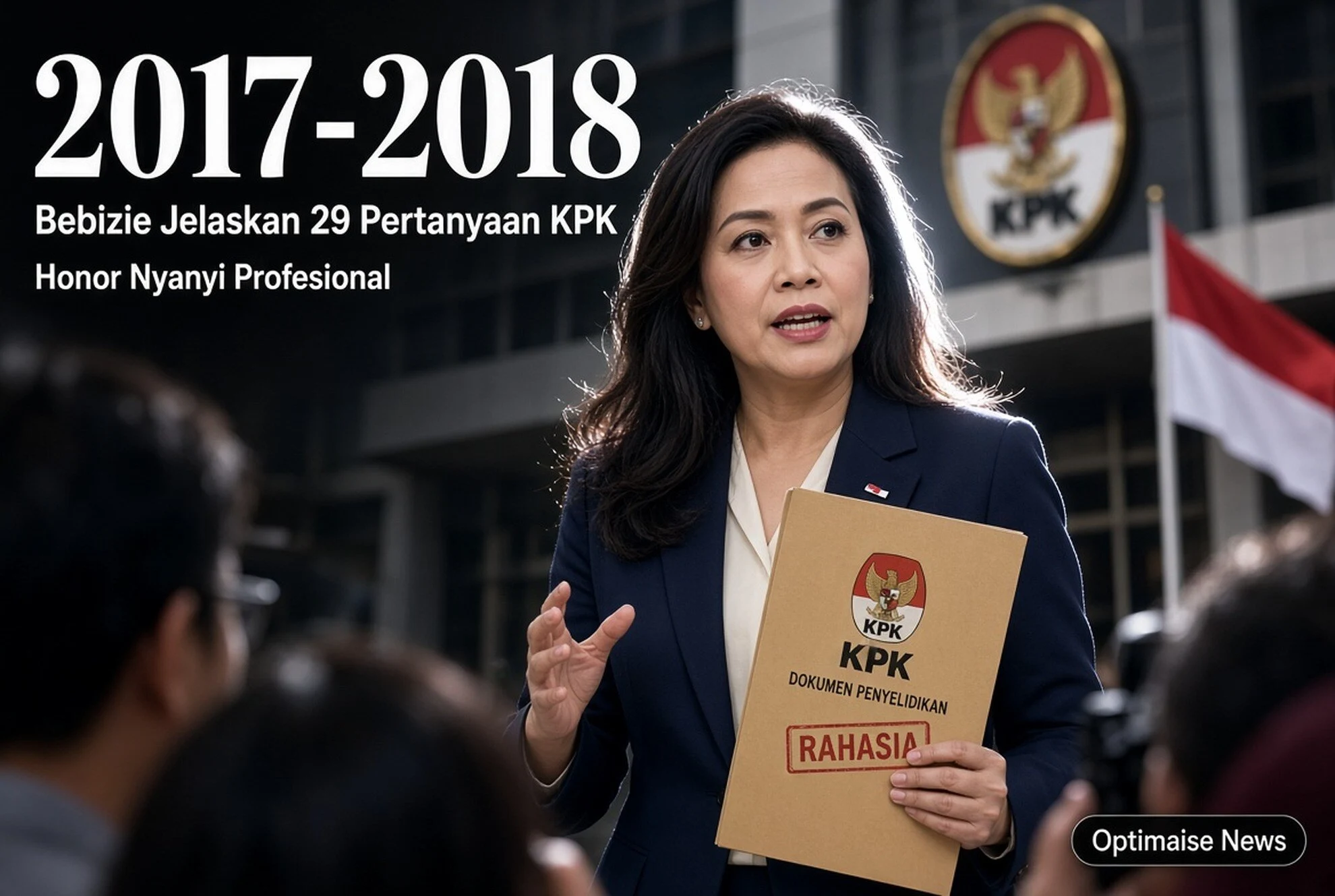 Bebizie Jawab 29 Pertanyaan KPK soal Honor Nyanyi 2017-2018