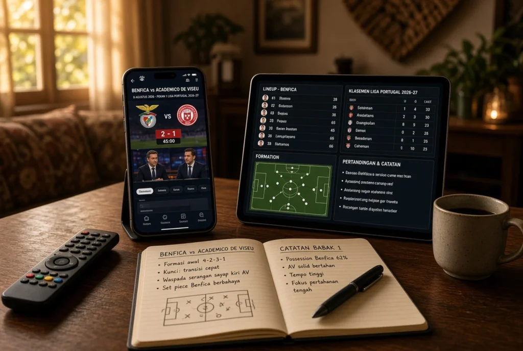 Strategi Benfica untuk Amankan Kemenangan Perdana