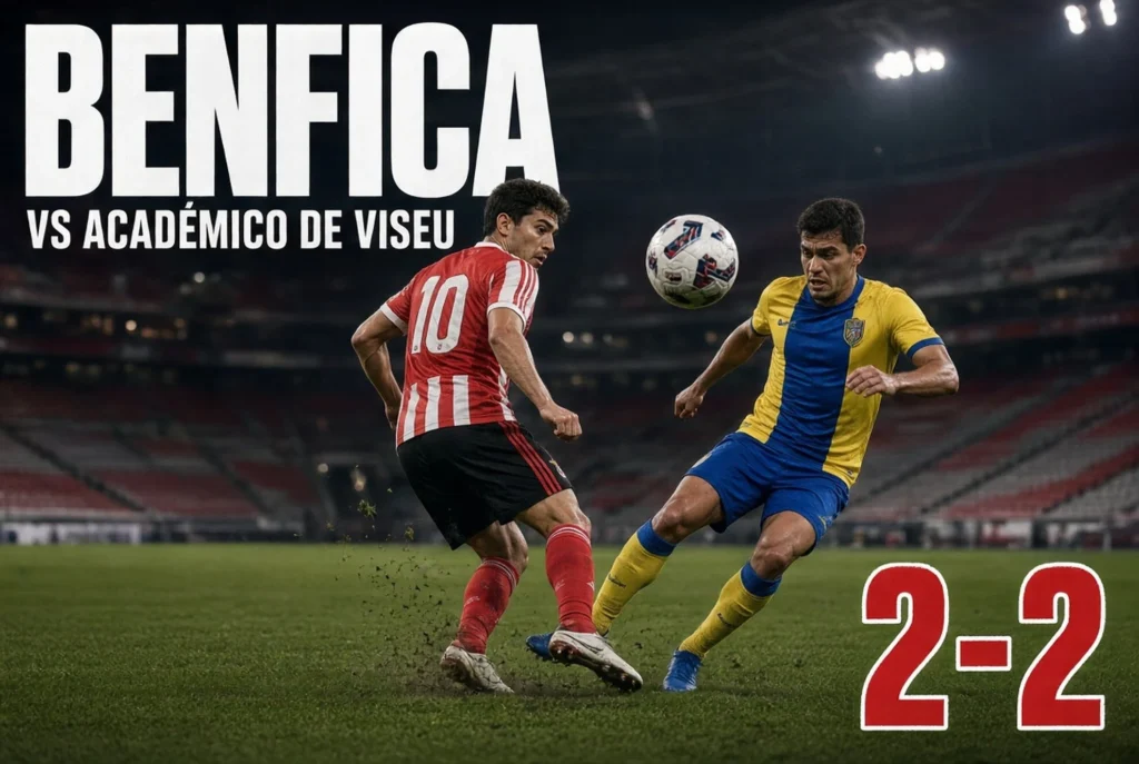 Benfica vs Academico de Viseu 2-2: Hasil Kejutan Tanpa Penonton di Luz