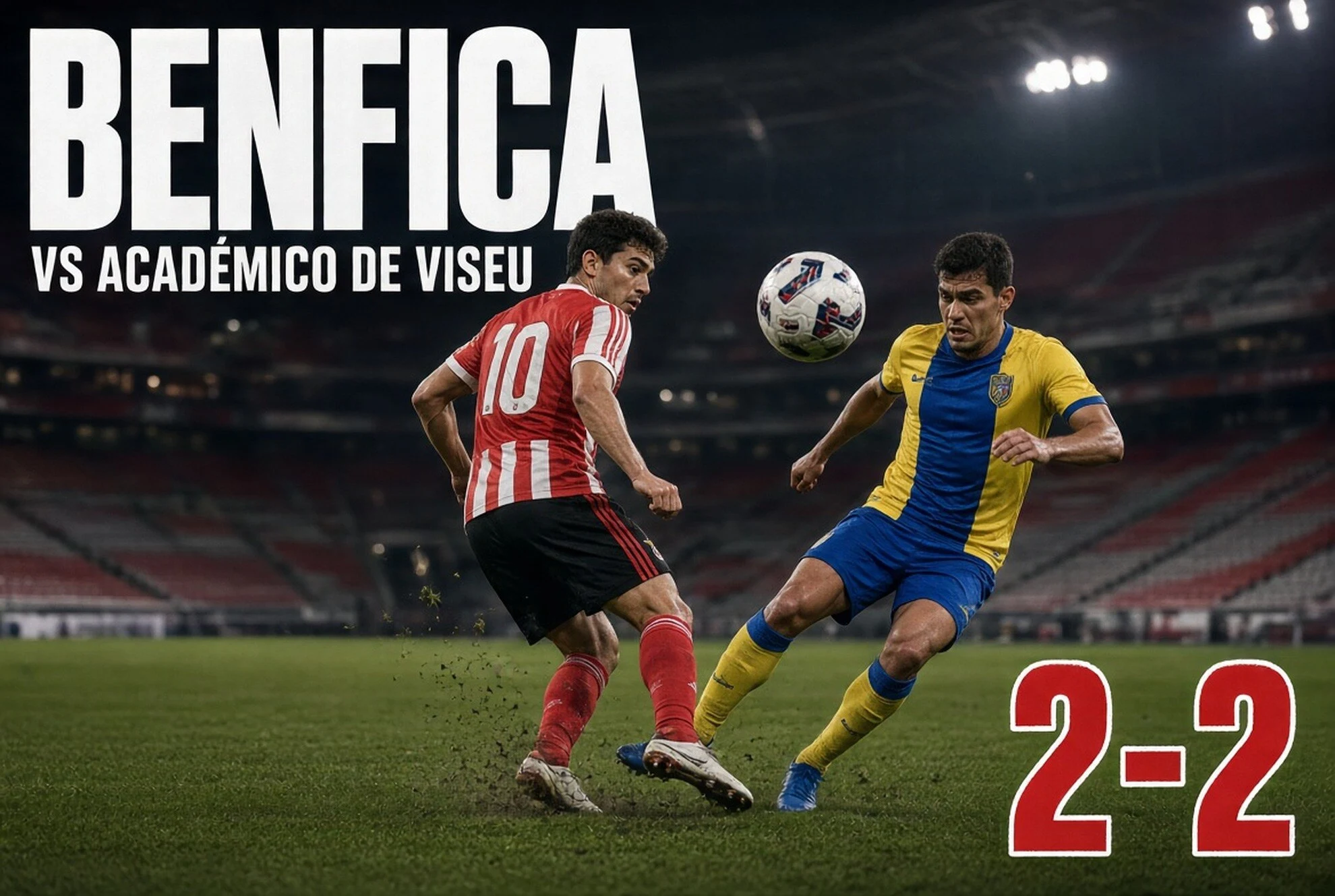 Benfica vs Academico de Viseu 2-2: Hasil Kejutan Tanpa Penonton di Luz