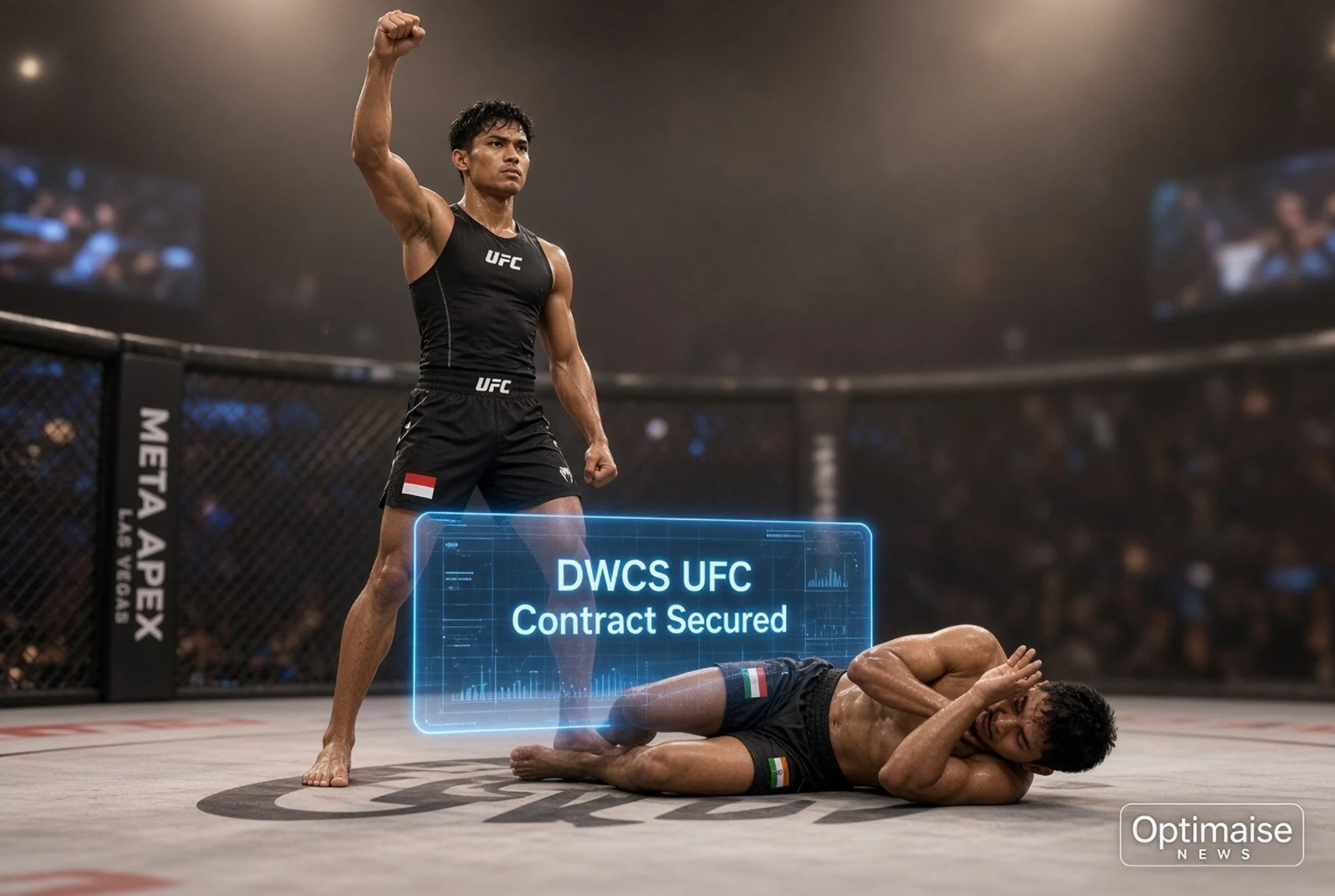 Bilal Hasan Dapat Kontrak UFC Usai TKO 45 Detik di DWCS
