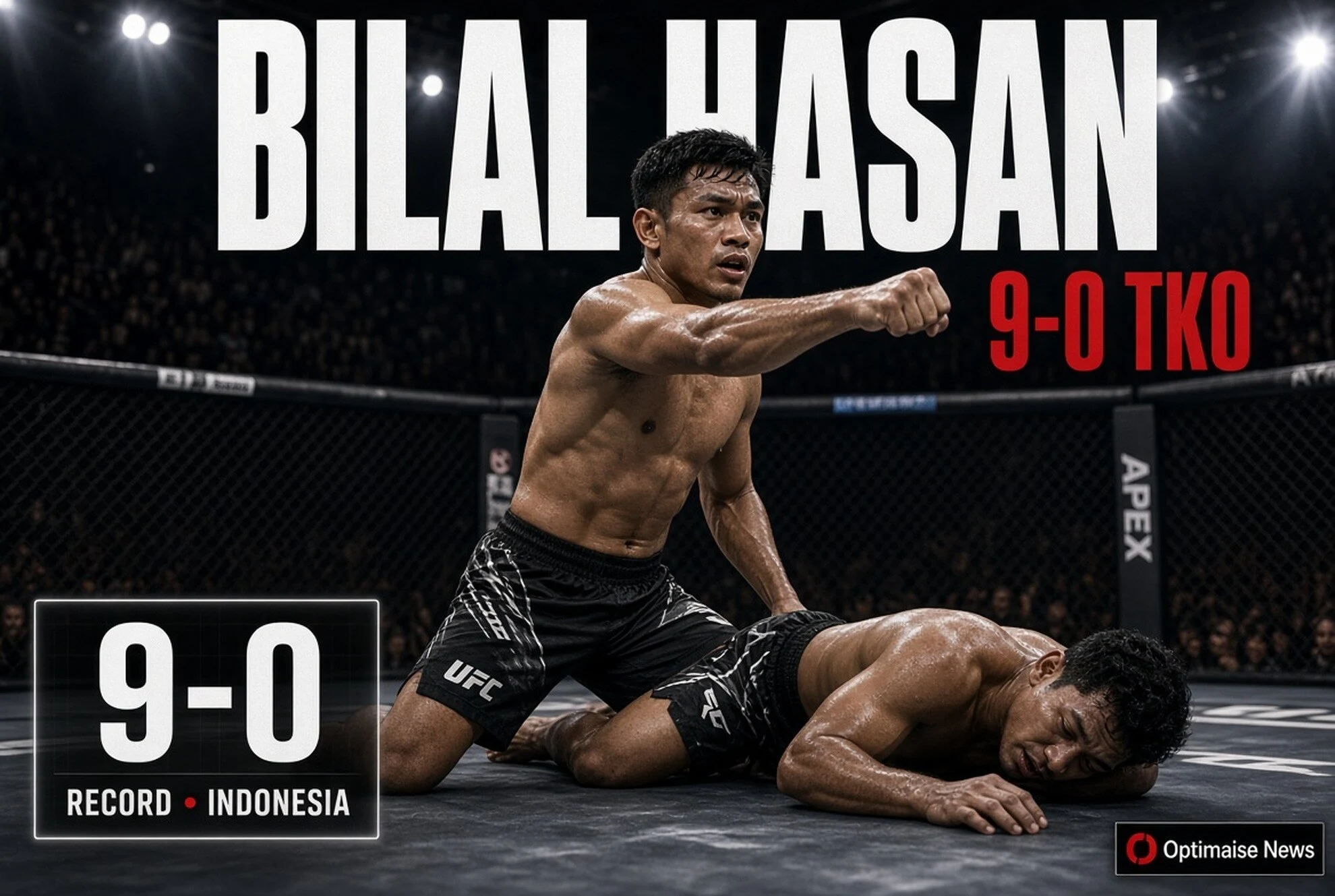 Bilal Hasan TKO 45 Detik, Kontrak UFC Disegel White