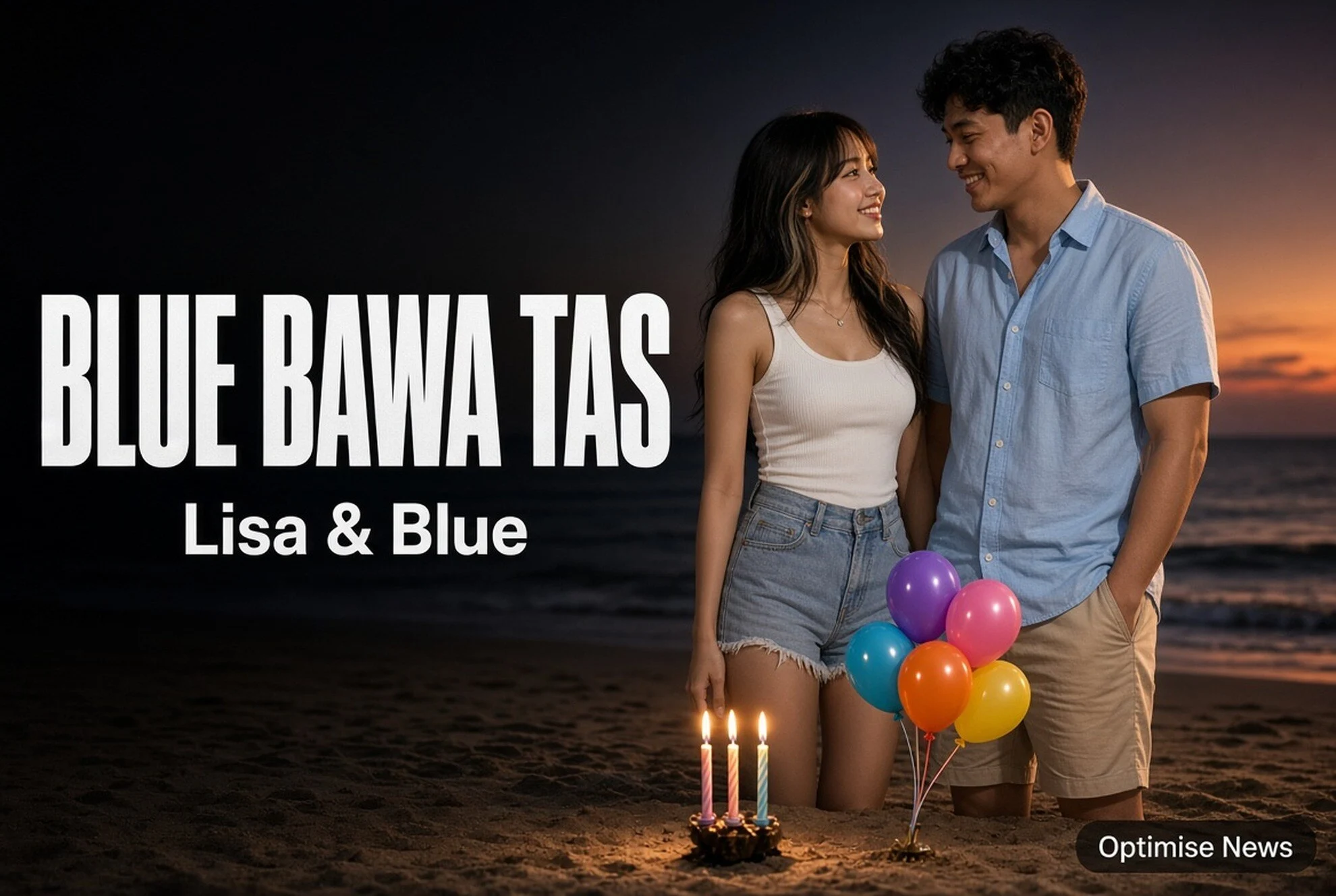 Blue Bawa Tas Lisa BLACKPINK + Ultah Ortu