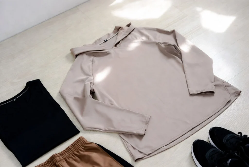 Pilihan jaket dan one-set longgar yang breathable