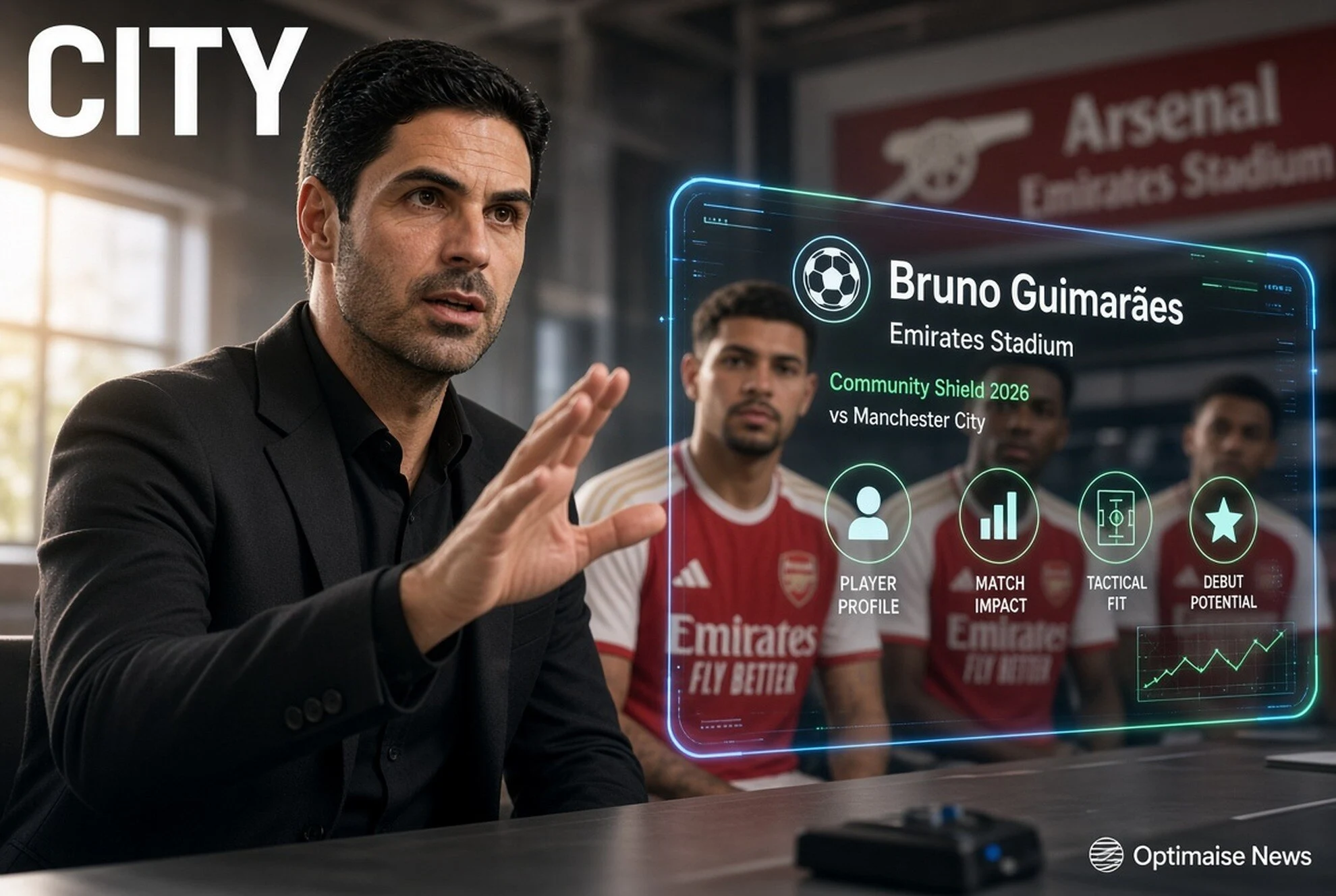 Bruno Guimaraes Debut Arsenal: Arteta Ungkap Peluang vs Man City