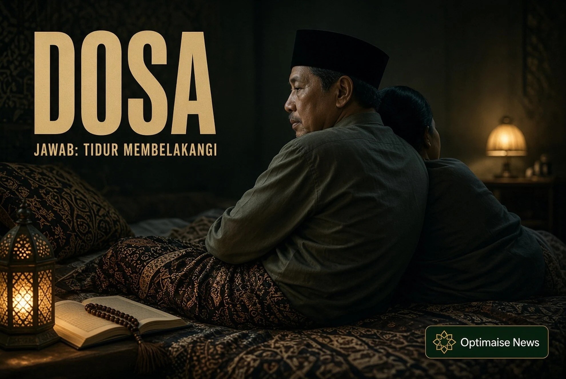 Buya Yahya Jawab: Tidur Membelakangi Pasangan Saat Marah Tak Dosa