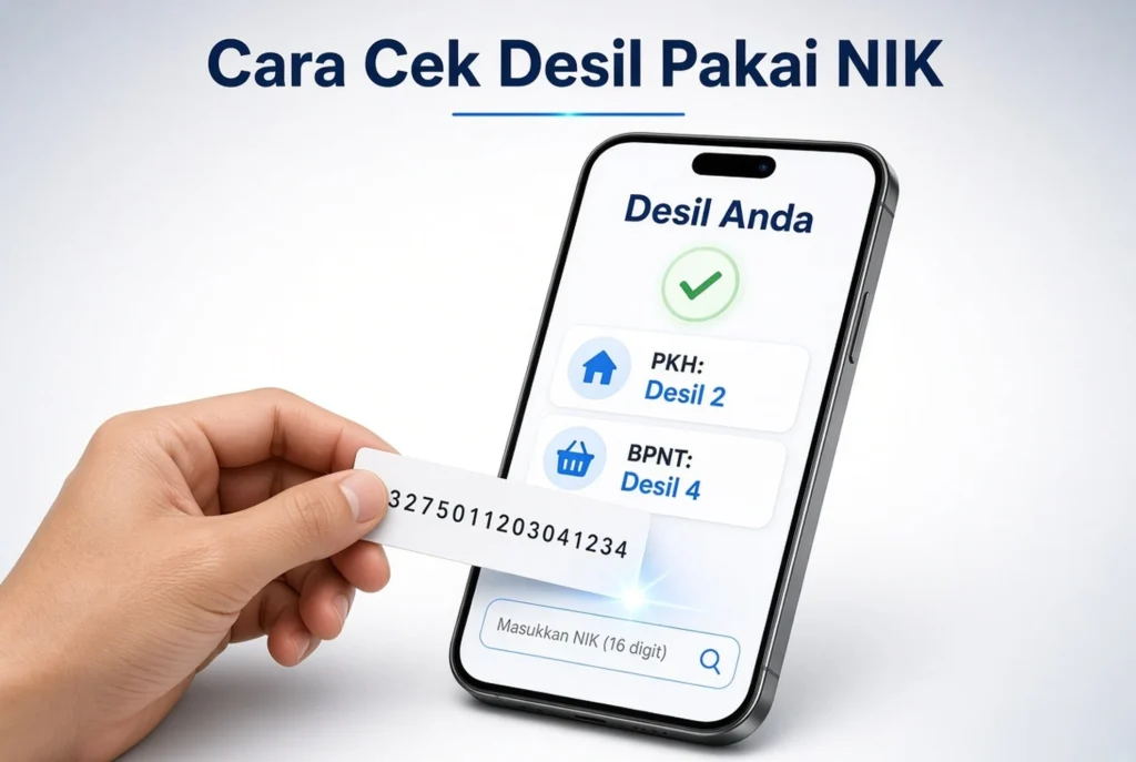 Cara Cek Desil Pakai NIK KTP Langsung di Ponsel Resmi