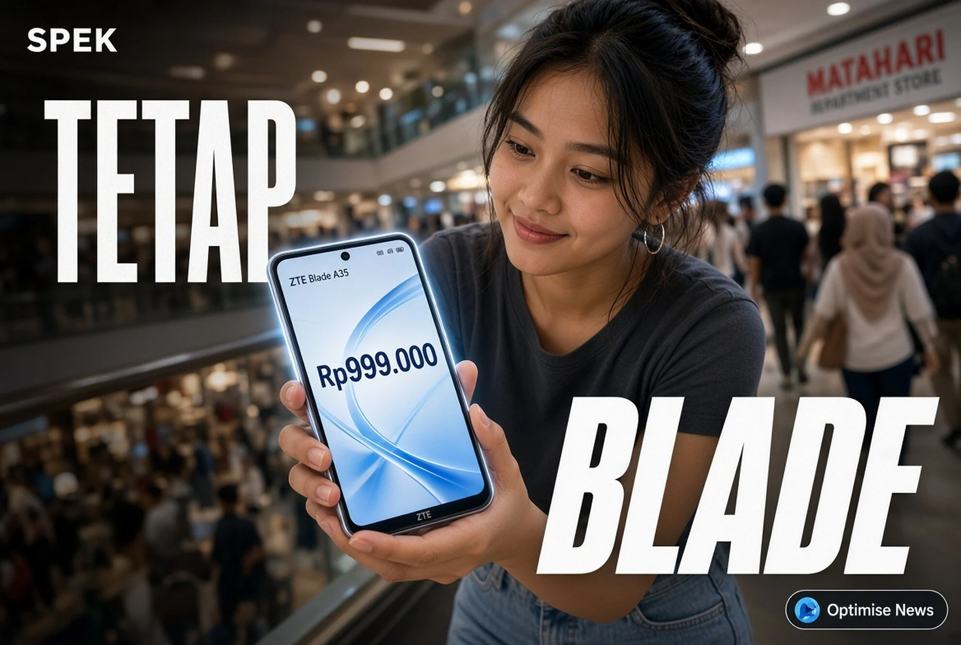 Cek Spesifikasi HP: ZTE Terbaru 2026 Mulai Rp999 Ribu: 4 HP Blade &