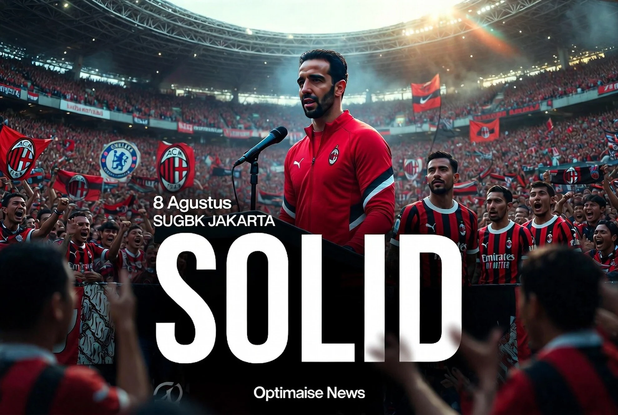 Chelsea vs AC Milan di SUGBK: Milan Solid